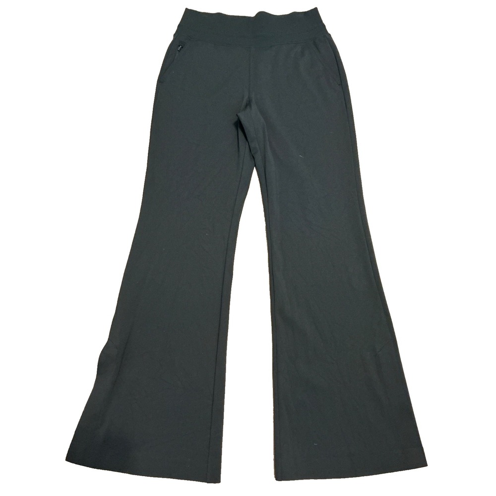 Athleta Venice Flare Pants Black Yoga Activewear S/882675-00 Small (28Wx31L)